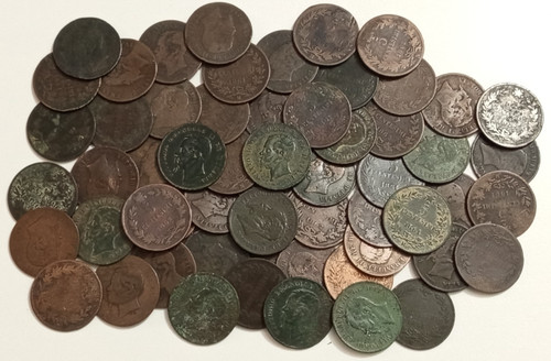 Lotto monete regno italia 5 - 59,