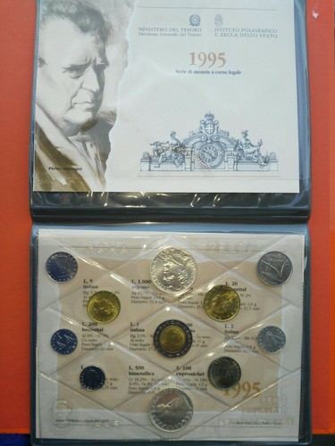 Monete banconote italia 1995 - monete,