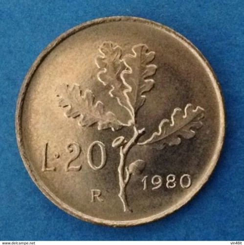 1980 italia moneta serie - moneta,