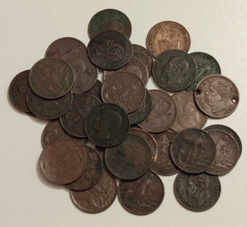 Lotto monete regno italia - italia, 1