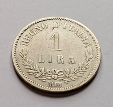 Moneta 1863 Italia Regno 1