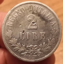 Moneta 2 Lire 1863 Napoli