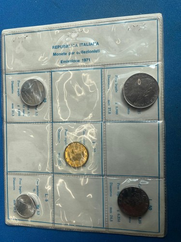 Monete lire serieta - lire, 1971