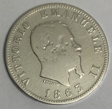 MONETA REGNO V. E. II 1 LIRA