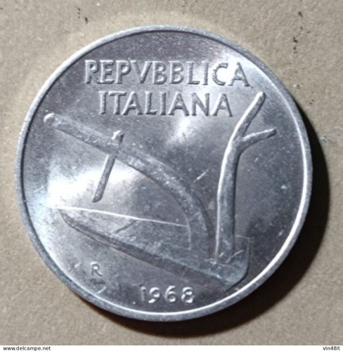 1968 italia moneta - -,