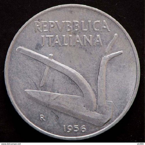 1956 italia moneta - ,