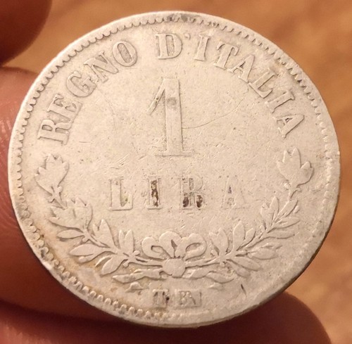 Moneta lira 1863 torino - moneta,