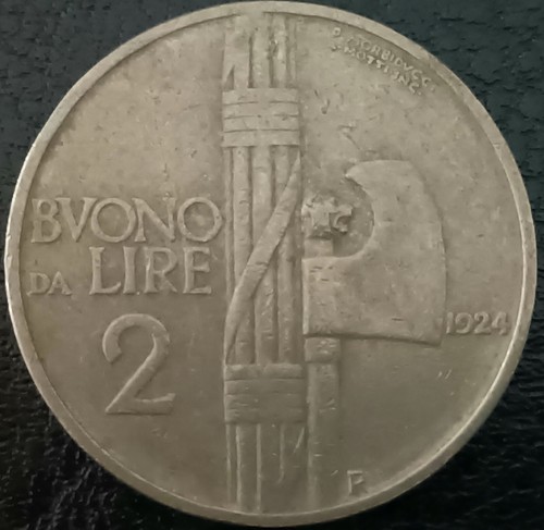 Moneta buono valore 2 lire - ,