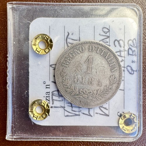 Moneta lira 1863 valore - 1,