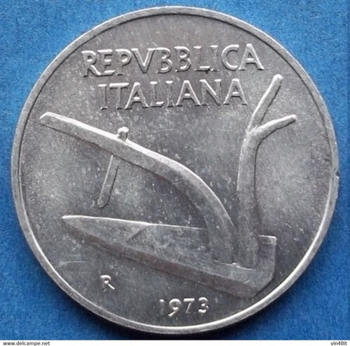 1973 italia moneta - ,